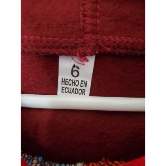 Kids Aztec Southwestern Tribal Eagle Colorful Sweatshirt Hoodie Size 6 = US Sz 7 - Picture 4 of 7